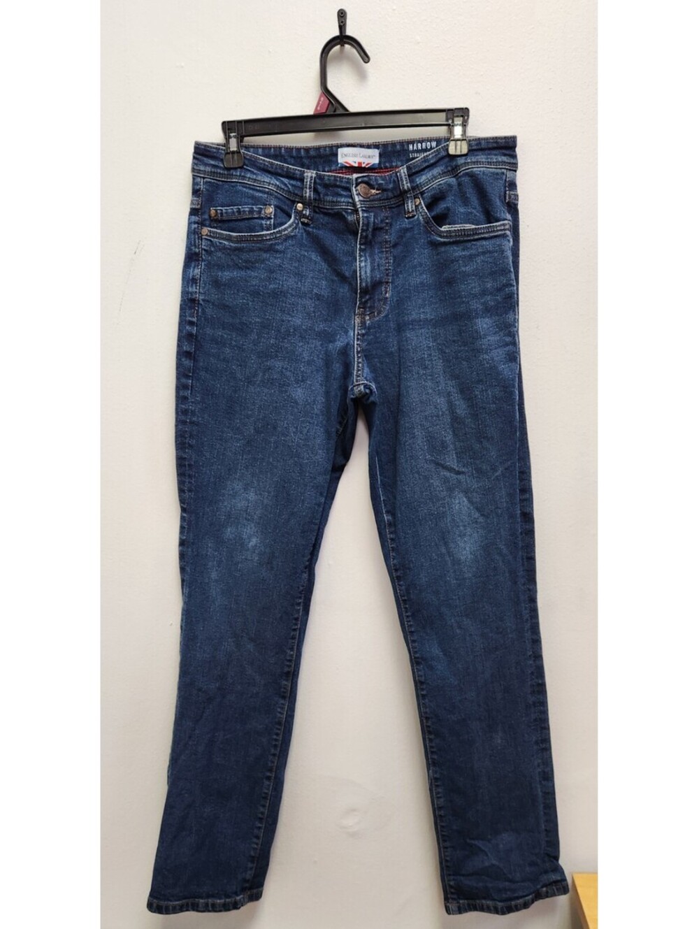 English Laundry Harrow Straight Fit Men's Jeans 32x32 Dark Wash Stretch Denim